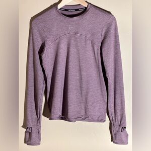 Nike Purple Long Sleeve Running Top - XS